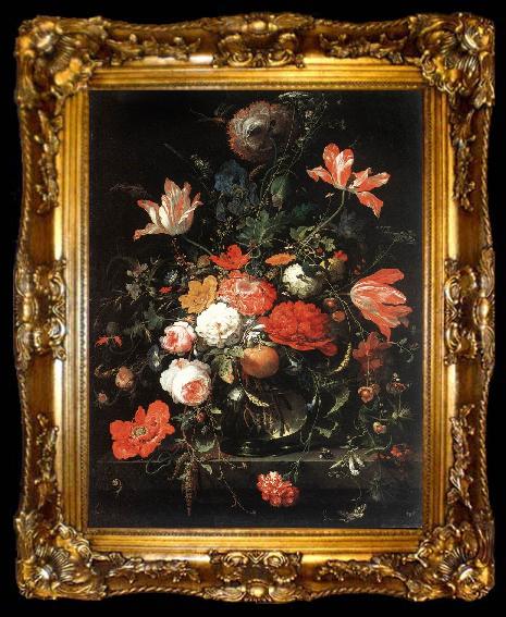 framed  MIGNON, Abraham Flowers sye, ta009-2